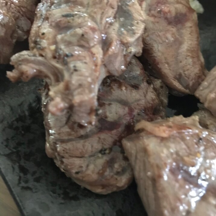 低温調理のひとくちステーキ レシピ 作り方 By しのぶぶぶ 楽天レシピ
